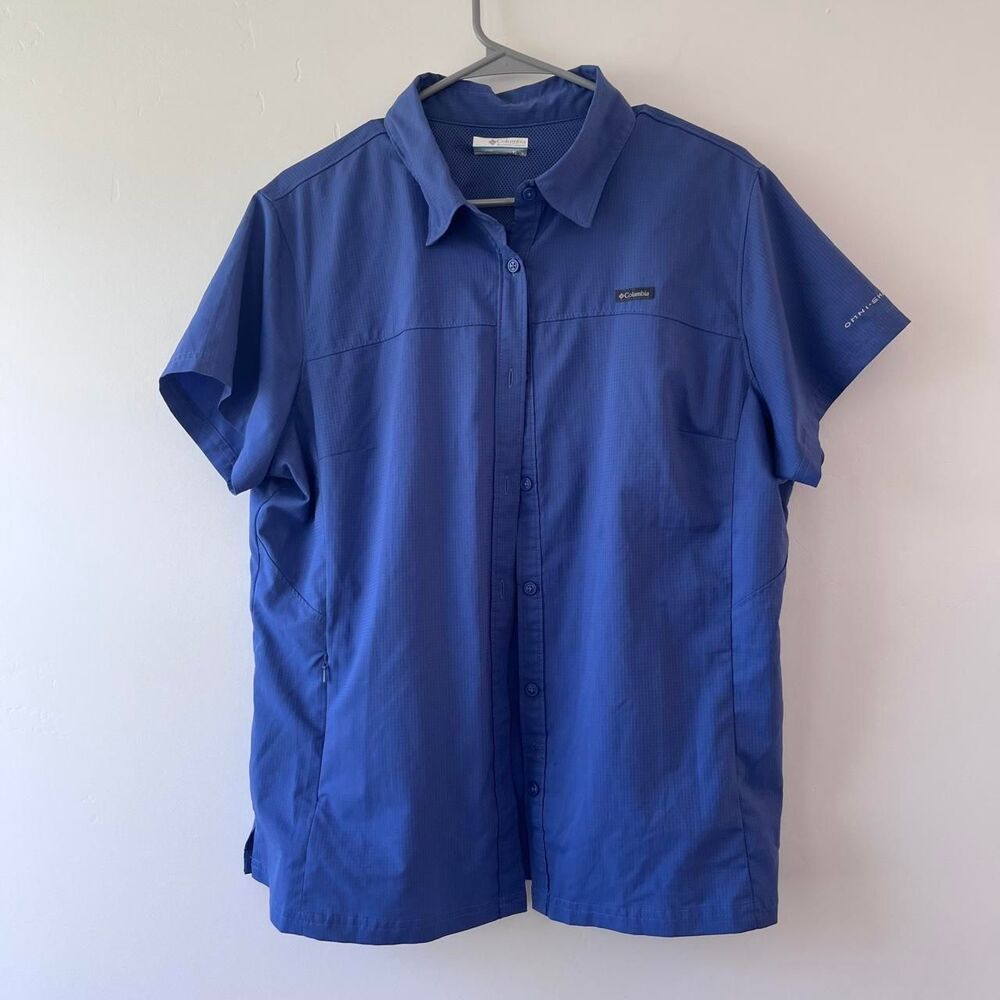 Columbia-sportswear Women's Blue and Navy Shirt